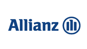 Dunkelblaues Allianz Logo auf weißem Hintergrund